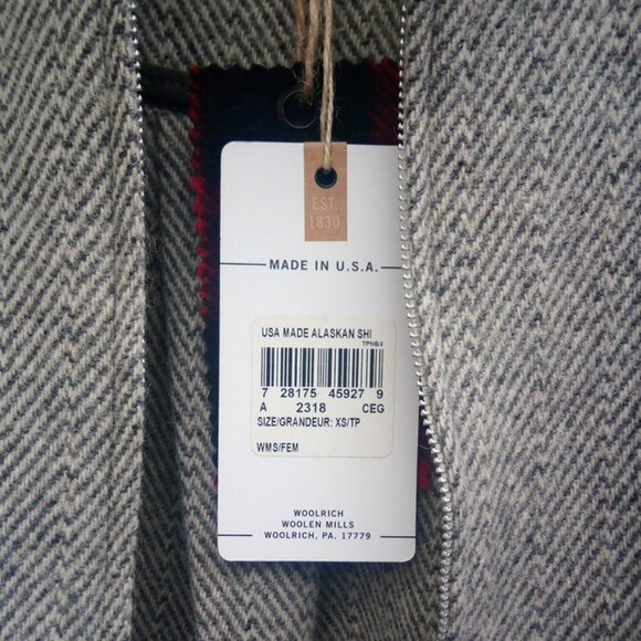 Woolrich Alaskan Shirt Jacket Shacket Jack Shirt Chore Coat - Picture 8 of 10